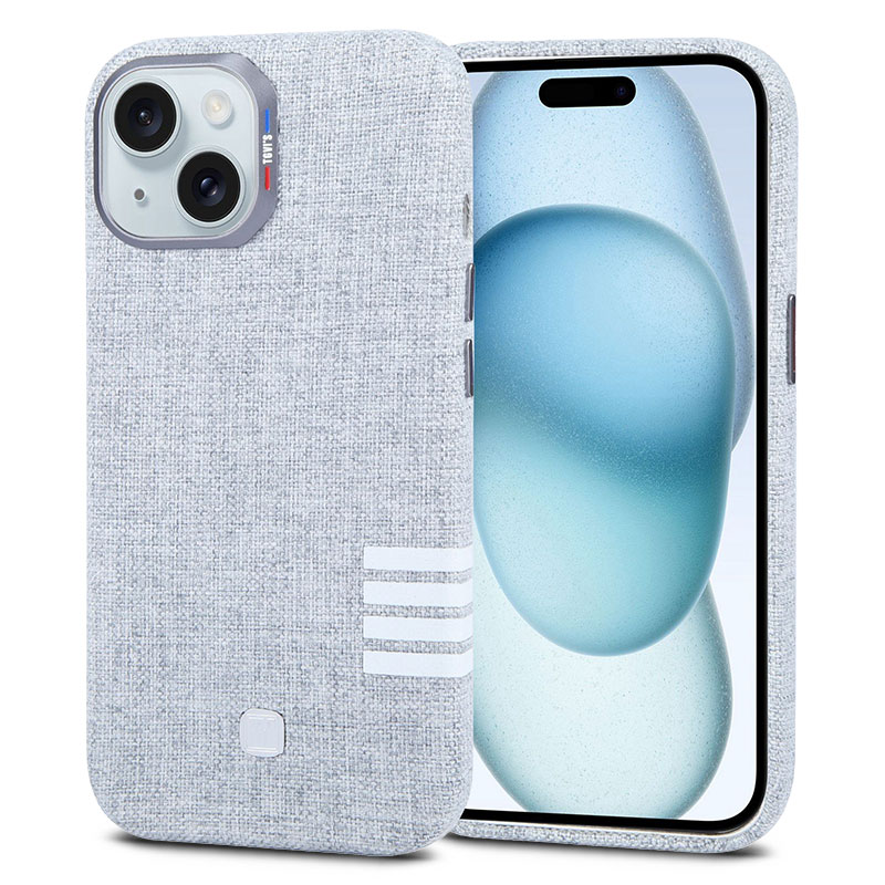 Coque En Tissus TGVI'S Vida Séries Compatible MagSafe pour iPhone 15 Plus