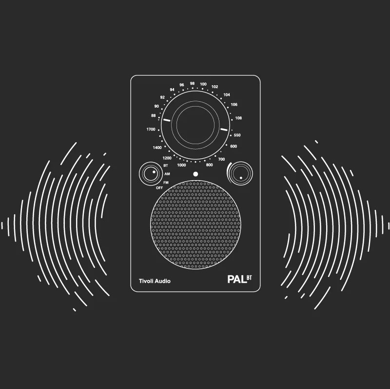 Enceinte Radio Bluetooth TIVOLI AUDIO Pal BT