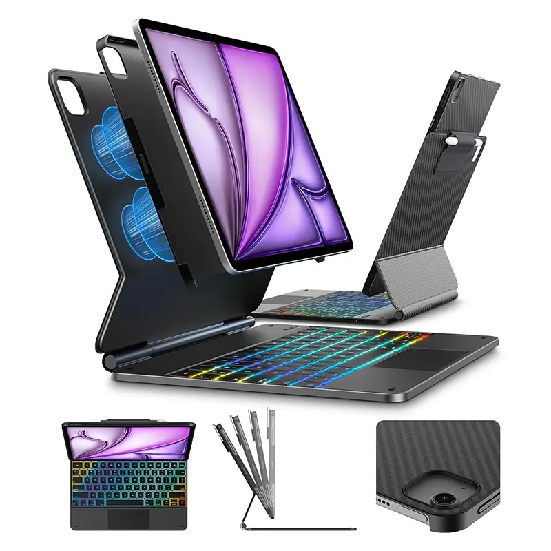 Étui Clavier Bluetooth TYPECASE Edge+ pour iPad Pro 12,9' et iPad Air 13'