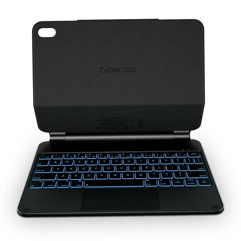 Étui-Clavier Bluetooth TYPECASE Edge iPad 11''/10,9'' - Modèle Noir