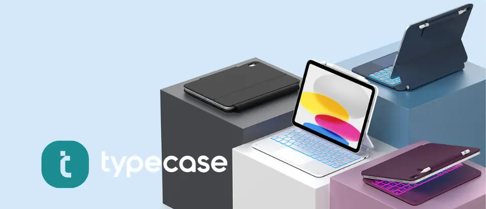 Étui-Clavier Bluetooth TYPECASE Edge iPad 11''/10,9''