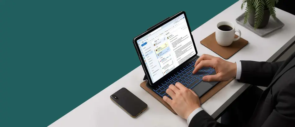 Étui-Clavier Bluetooth TYPECASE Edge iPad 11''/10,9''