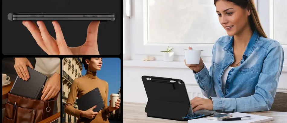 Étui-Clavier Bluetooth TYPECASE Edge iPad 11''/10,9''