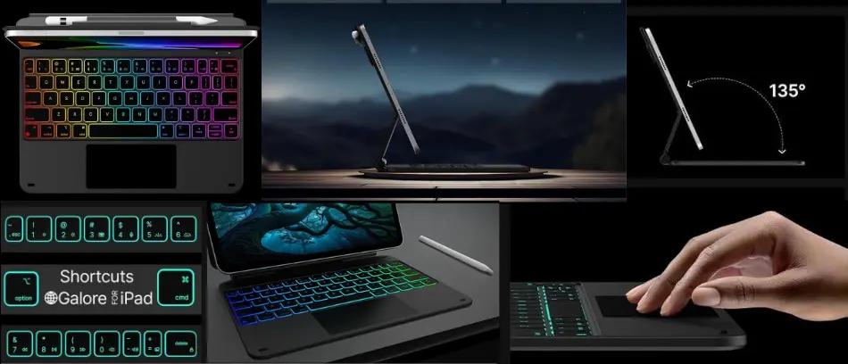 Étui-Clavier Bluetooth TYPECASE Edge iPad 11''/10,9''