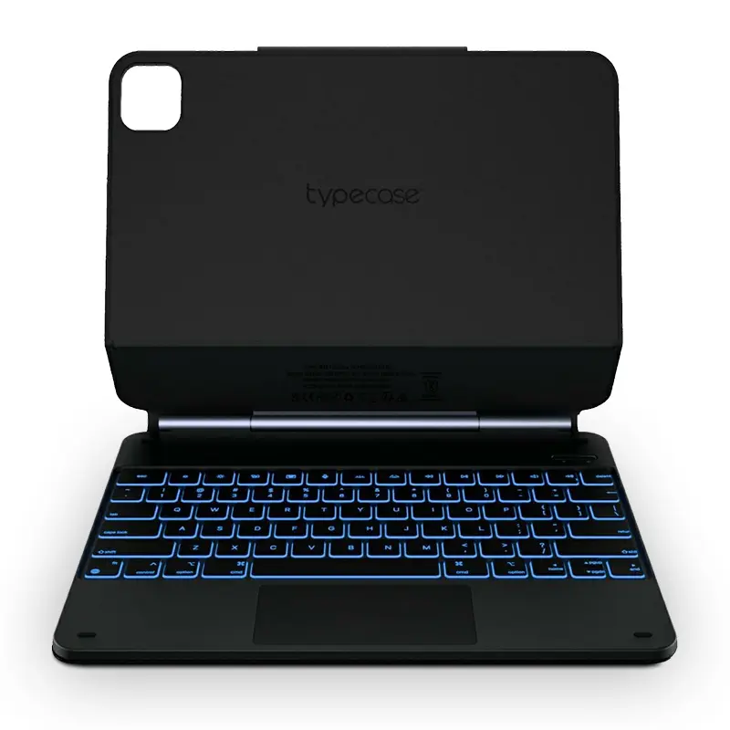 Étui-Clavier Bluetooth TYPECASE Edge iPad Pro 12,9'' & iPad Air 13'' - Modèle Noir