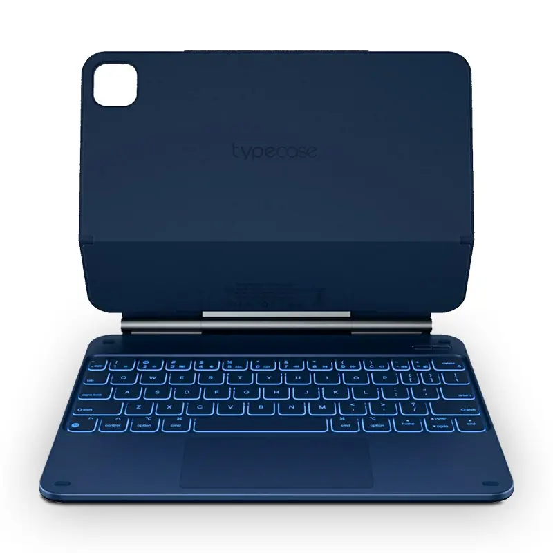 Étui-Clavier Bluetooth TYPECASE Edge iPad Pro 11'' & iPad Air 11''' - Modèle Bleu