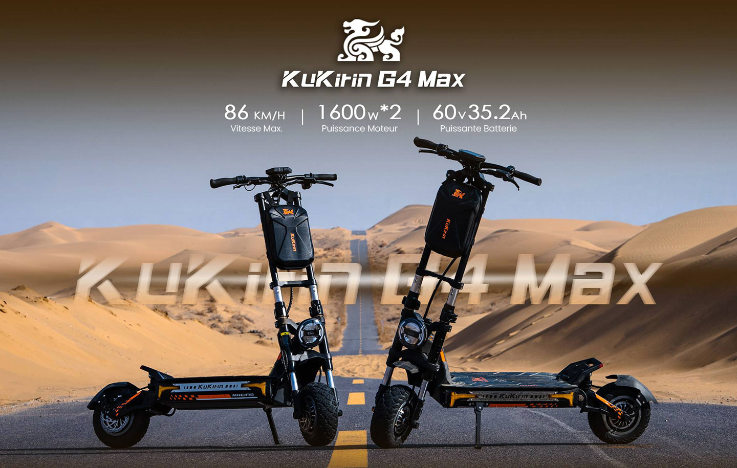 Trottinette Électrique KUGOO KuKirin G4 Max