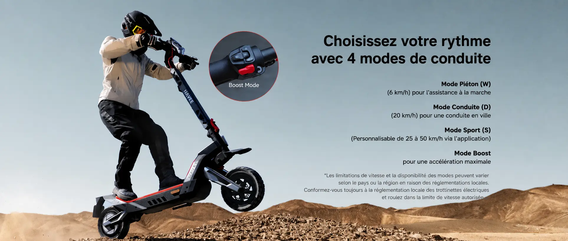 Spécifications NAVEE XT5 Pro - 27b