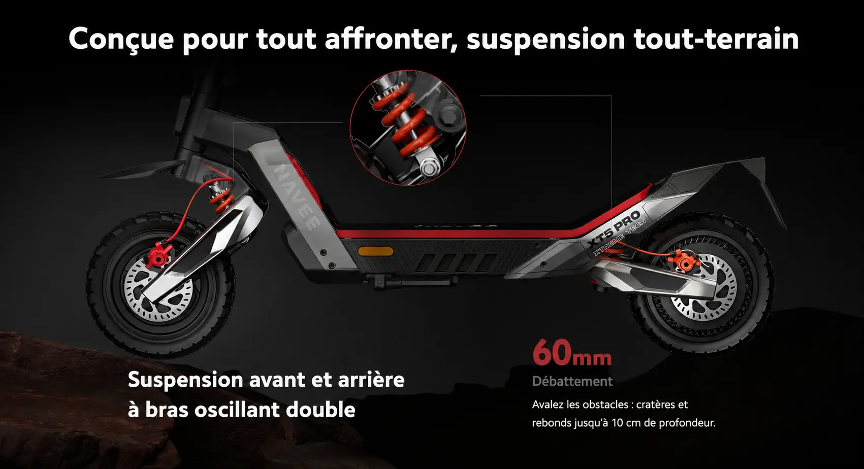 Spécifications NAVEE XT5 Pro - 29b