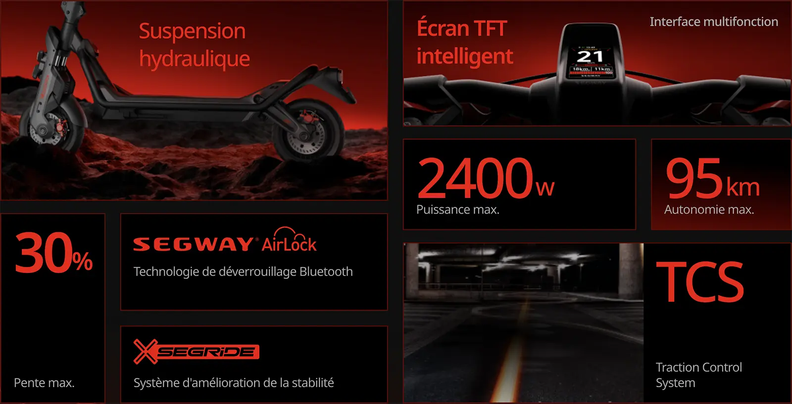 Trottinette Électrique SEGWAY GT3 E