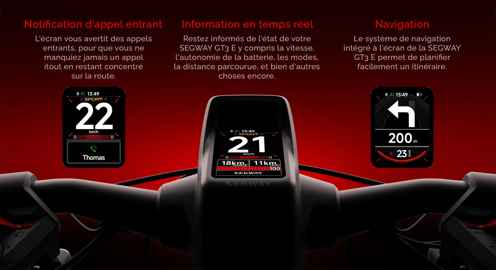 Trottinette Électrique SEGWAY GT3 E