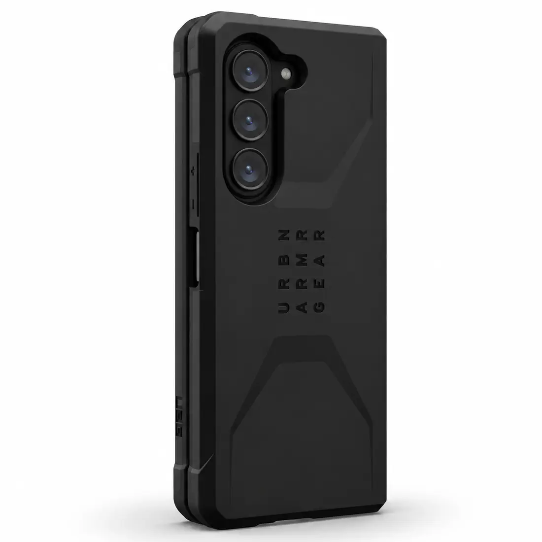 Vue arrière de la coque UAG Civilian sur Galaxy Z Fold5 fermé