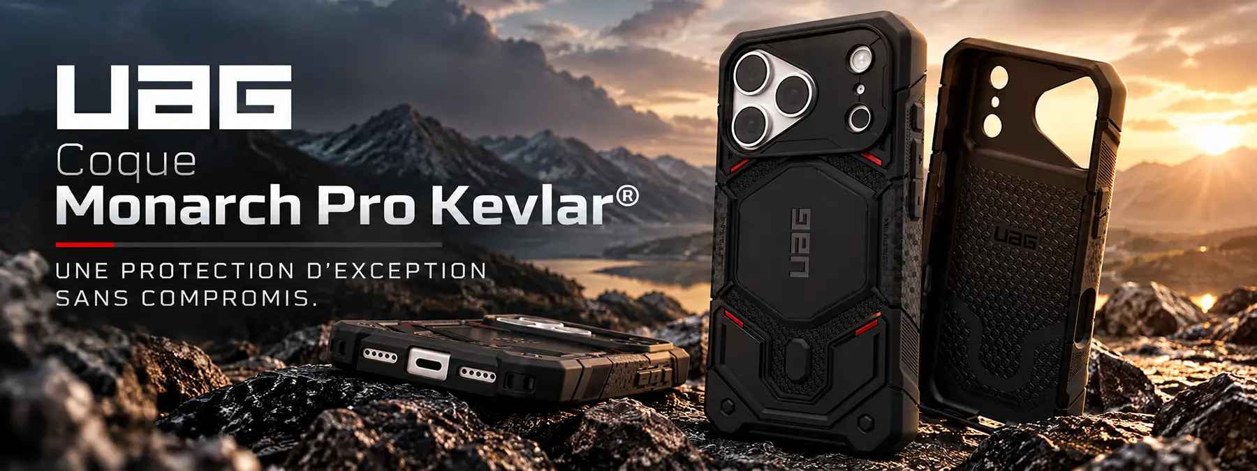UAG Monarch Pro Kevlar pour iPhone 18 Pro Max : protection haut de gamme au style aventure