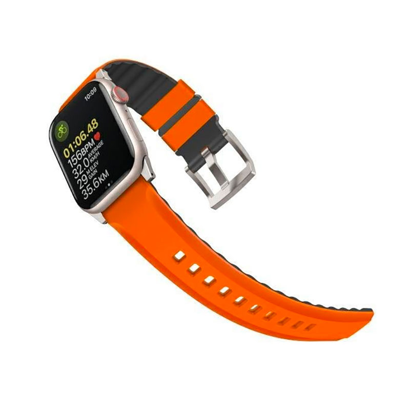 Bracelet Silicone UNIQ Linus Série en Matériau AiroSoft™ pour Apple Watch