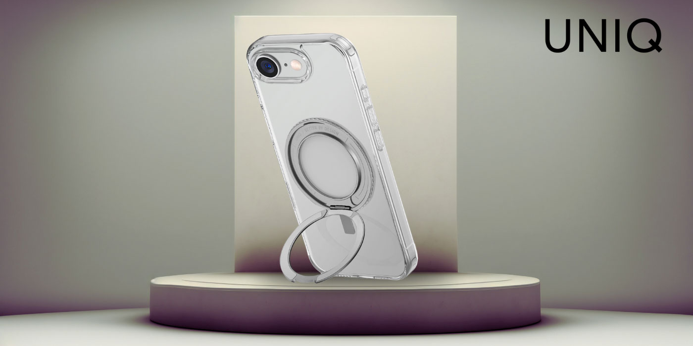 Coque MagSafe UNIQ Swivix avec Support Rotatif Rétractable pour iPhone 16e