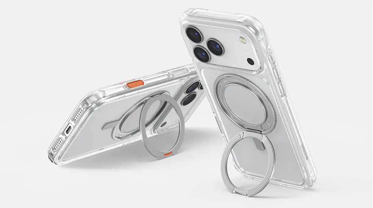 Coque MagSafe UNIQ Swivix pour iPhone 17 Pro - Support Rotatif 360°