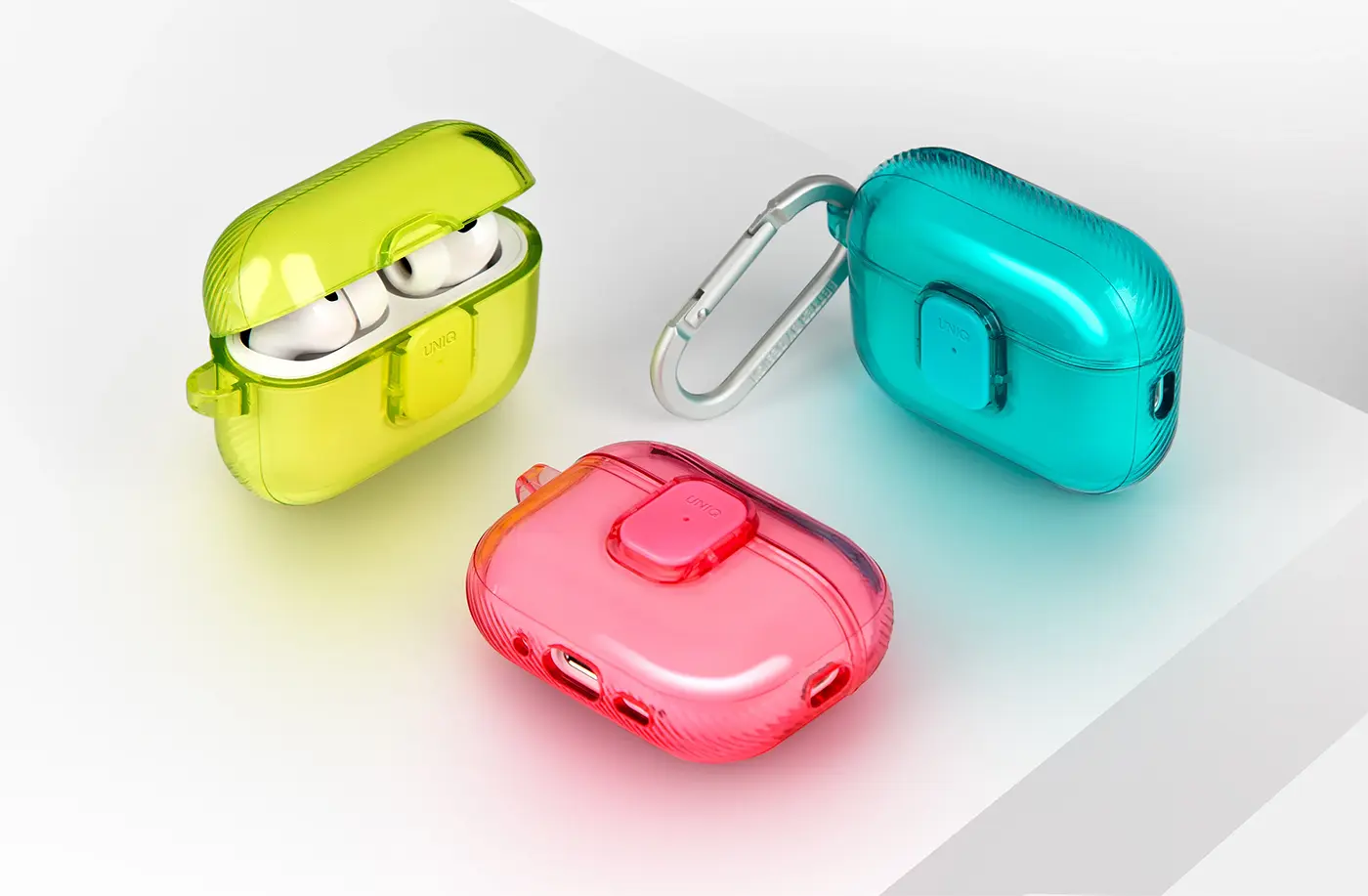 Étui Silicone UNIQ Glase Pro Transparent pour AirPods Pro 3