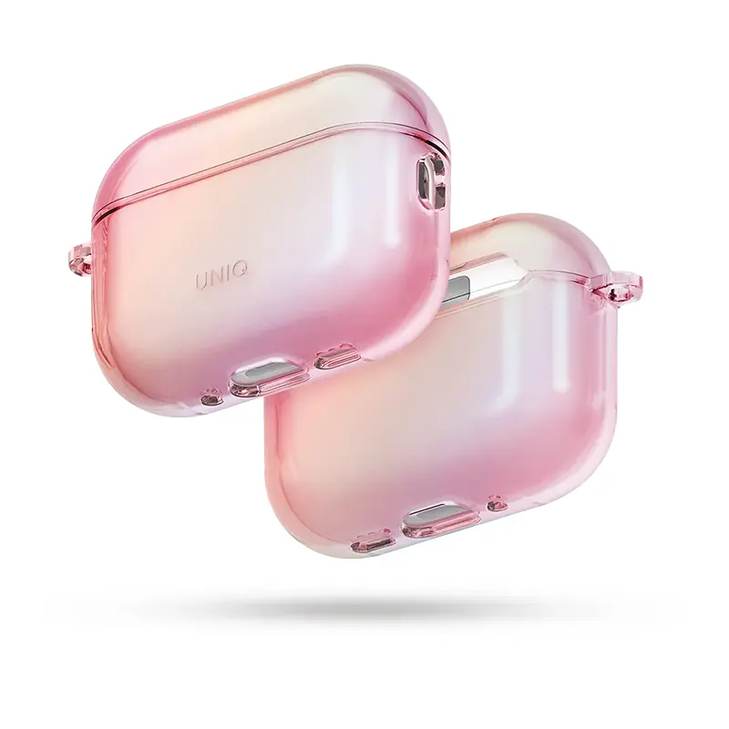 Étui Holographique UNIQ Iridescia pour AirPods Pro 3 - Modèle Rose