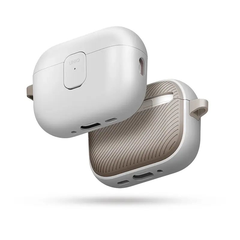 Étui Silicone Bicolore UNIQ Clyde pour AirPods Pro 3 - Coloris Gris