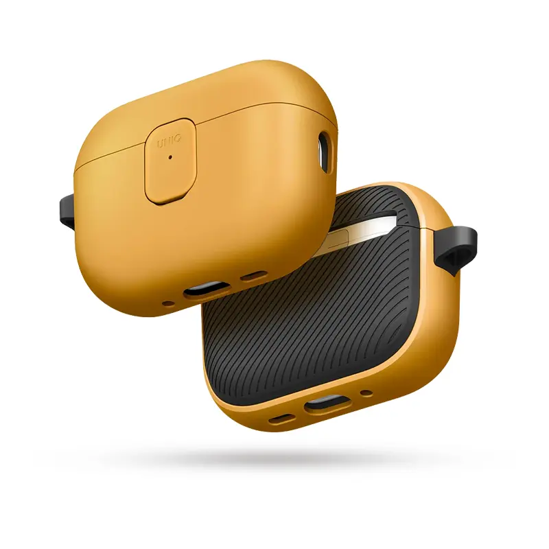 Étui Silicone Bicolore UNIQ Clyde pour AirPods Pro 3 - Coloris Jaune