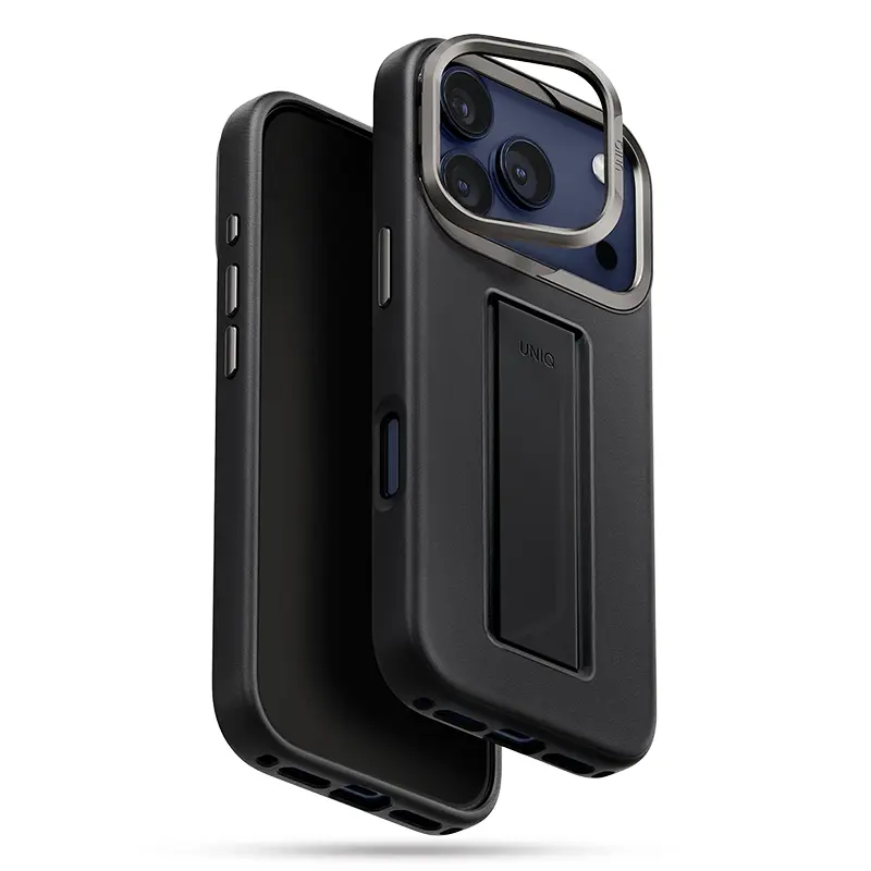 Coque MagSafe UNIQ Heldro Pro FlexGrip™ pour iPhone 17 Pro - Coloris Noir