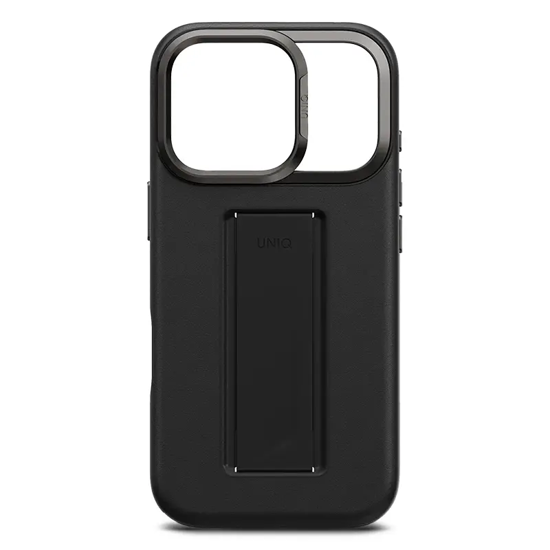 Coque MagSafe UNIQ Heldro Pro FlexGrip™ pour iPhone 17 Pro - Modèle Noir