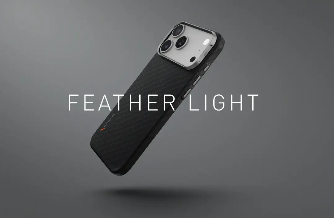 Coque MagSafe UNIQ Keva Edge Slimline MagClick™ en Fibre d'Aramide pour iPhone 17 Pro - Compatible Chargeur Induction