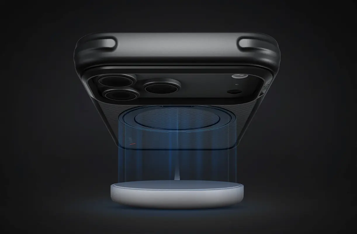Recharge sans fil avec la coque UNIQ Keva Mōv pour iPhone 18 Pro / iPhone 17 Pro