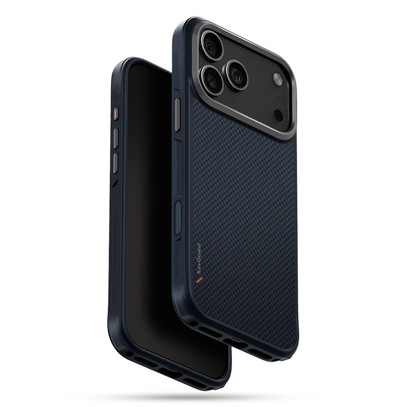 Coque MagSafe UNIQ Keva Tough MagClick™ en Fibre d'Aramide pour iPhone 17 Pro Max