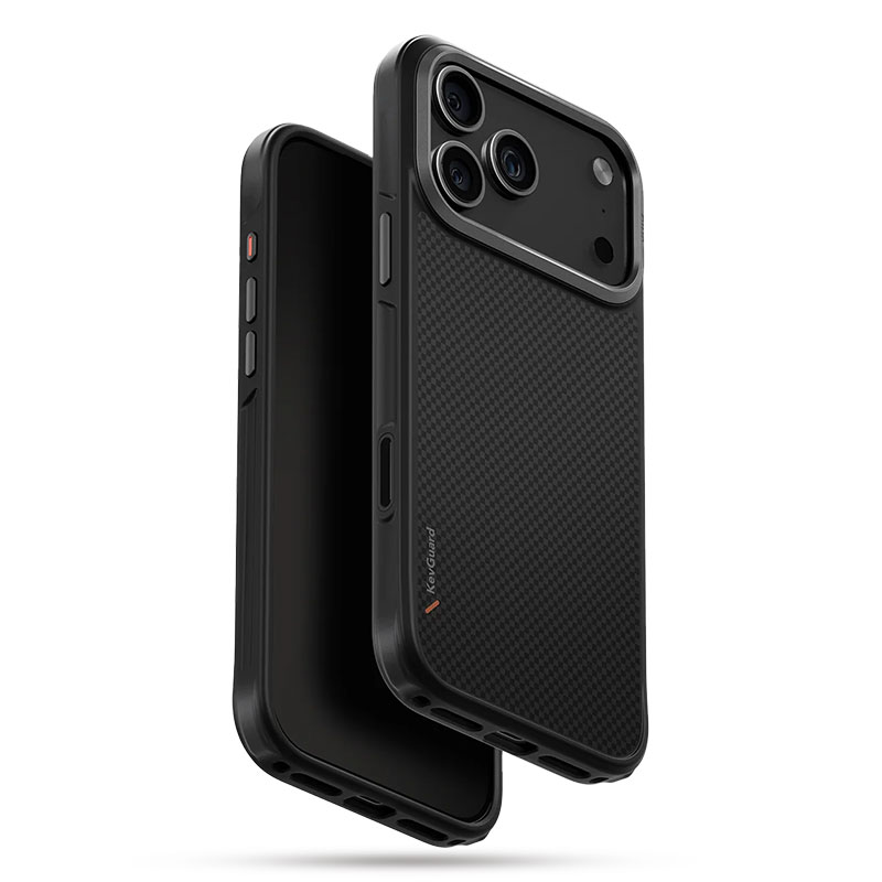 Coque MagSafe UNIQ Keva Tough MagClick™ en Fibre d'Aramide pour iPhone 17 Pro Max