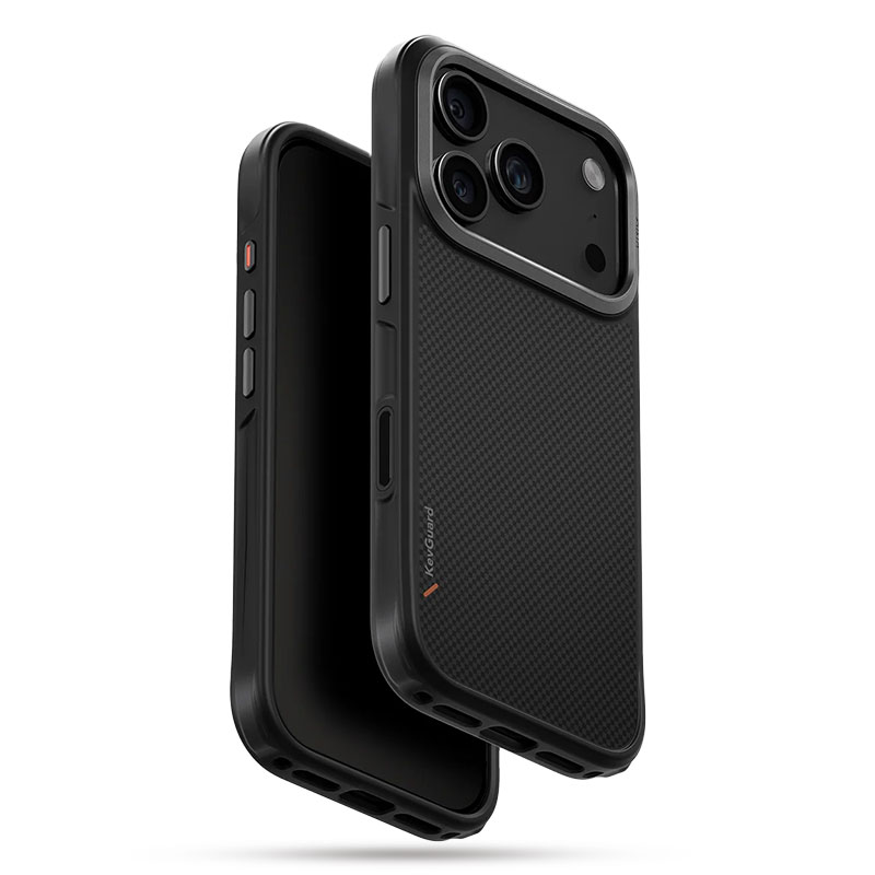 Coque MagSafe UNIQ Keva Tough MagClick™ en Fibre d'Aramide pour iPhone 17 Pro