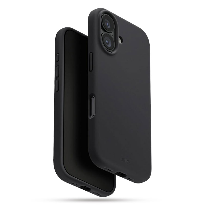 Coque MagSafe UNIQ Lino Hybrid Silicone MagClick pour iPhone 17