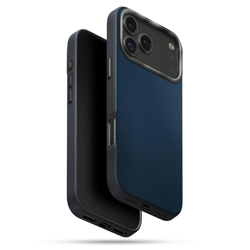 Coque MagSafe UNIQ Lyden DS MagClick Bicolore En Similicuir pour iPhone 17 Pro Max