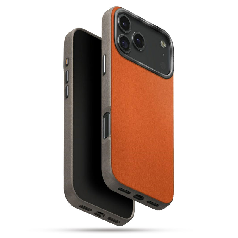 Coque MagSafe UNIQ Lyden DS MagClick Bicolore En Similicuir pour iPhone 17 Pro Max