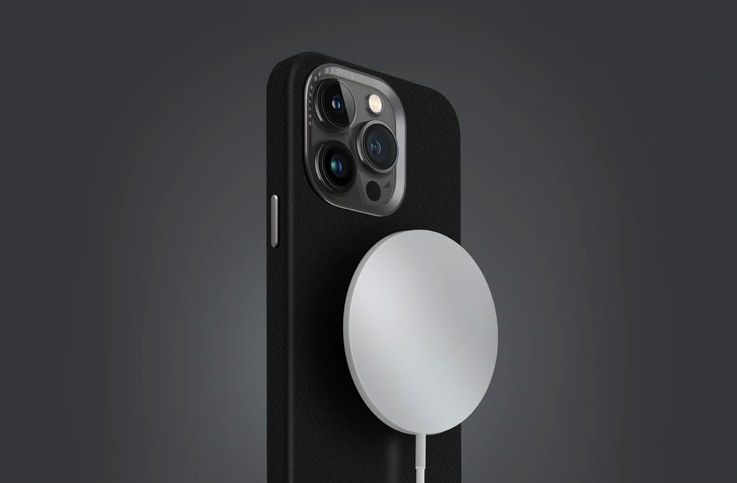 Coque MagSafe UNIQ Lyden MagClick En Similicuir pour iPhone 15 Pro Max