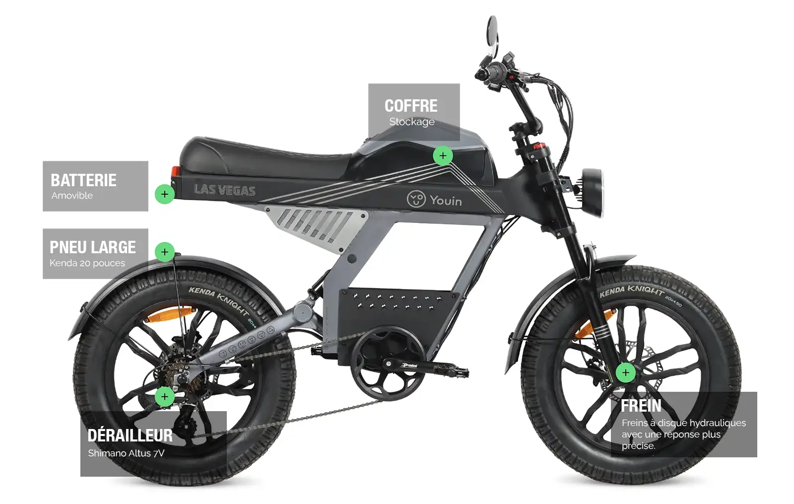 Vélo Électrique YOUIN Las Vegas