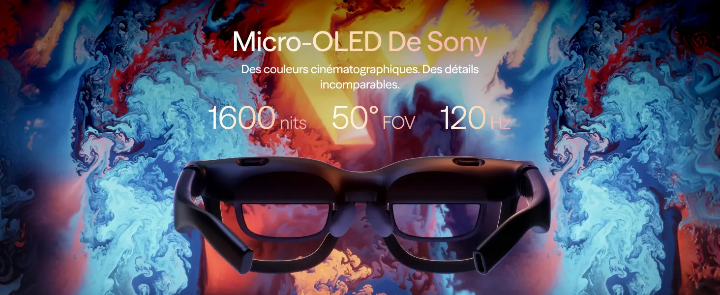 VITURE Pro 2 XR – écran Micro-OLED Sony 1600 nits 120 Hz