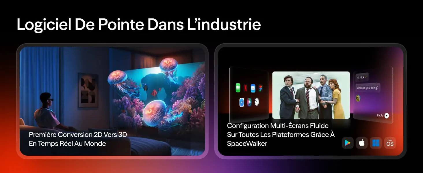 Logiciel VITURE : conversion 2D/3D en temps réel et multi-écrans avec SpaceWalker