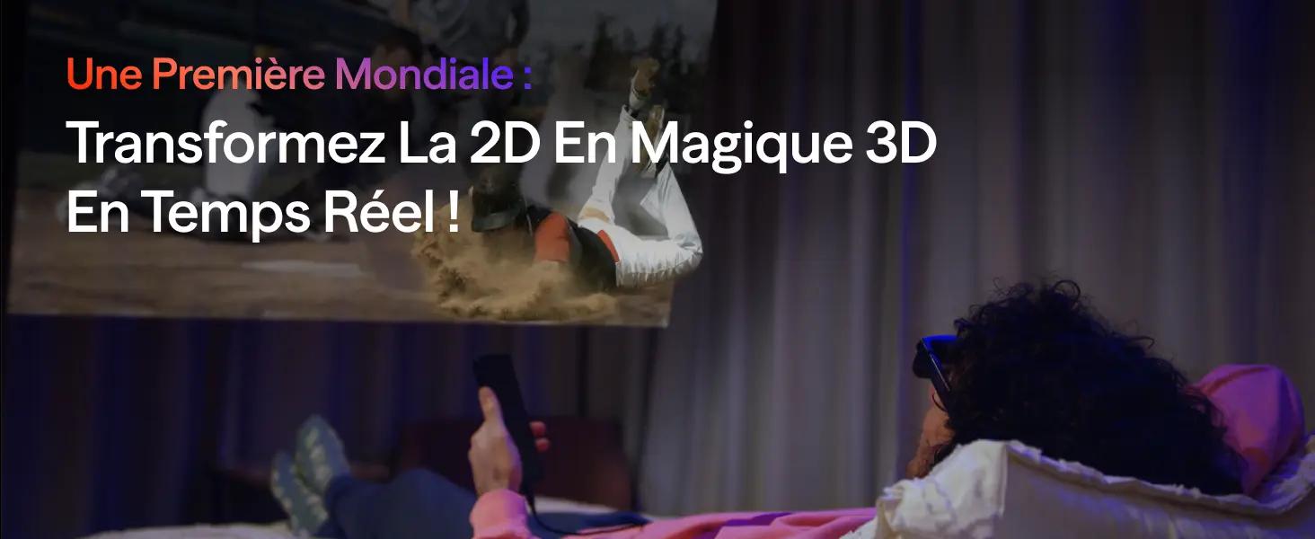 Conversion en temps réel de contenu 2D en 3D avec VITURE Luma Pro XR