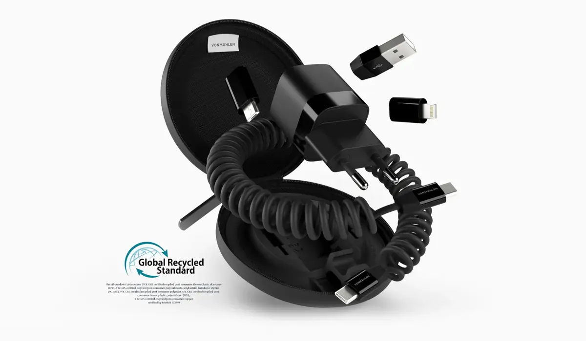Chargeur Secteur VONMÄHLEN Allroundo® GaN 30W 6-en-1