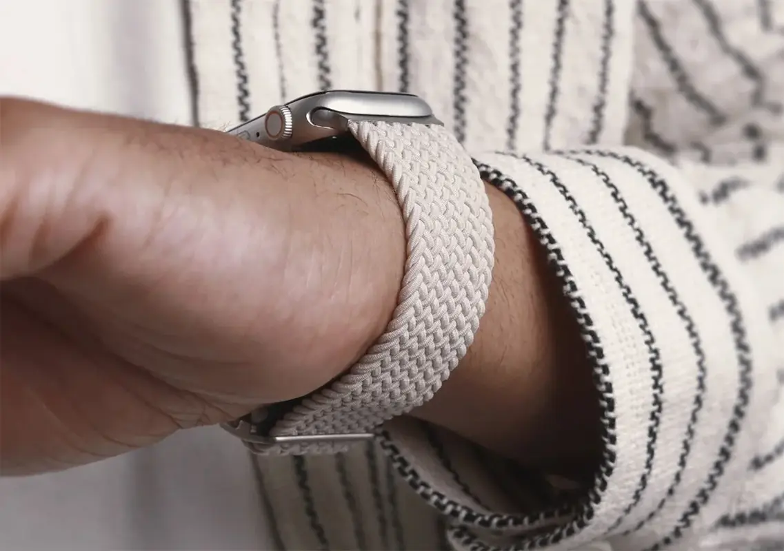 Bracelet VONMÄHLEN Woven Loop Nylon Tressé pour Apple Watch