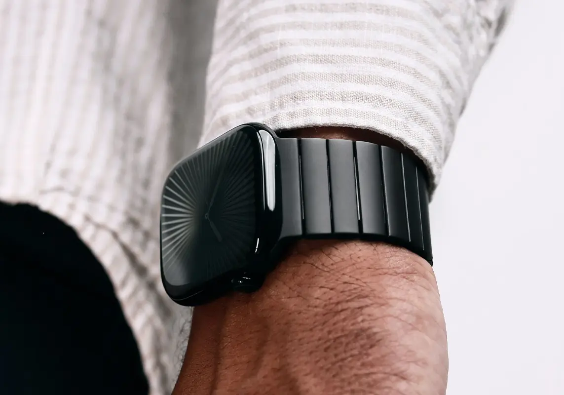 Bracelet VONMÄHLEN Link Band Pro Titanium pour Apple Watch - Coloris Noir