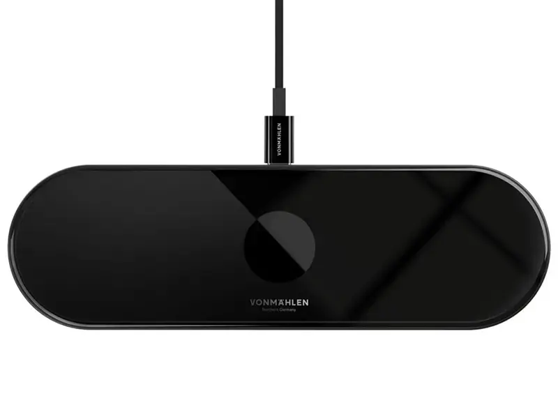 Chargeur Induction 3-en-1 VONMÄHLEN Aura Home - Modèle Noir