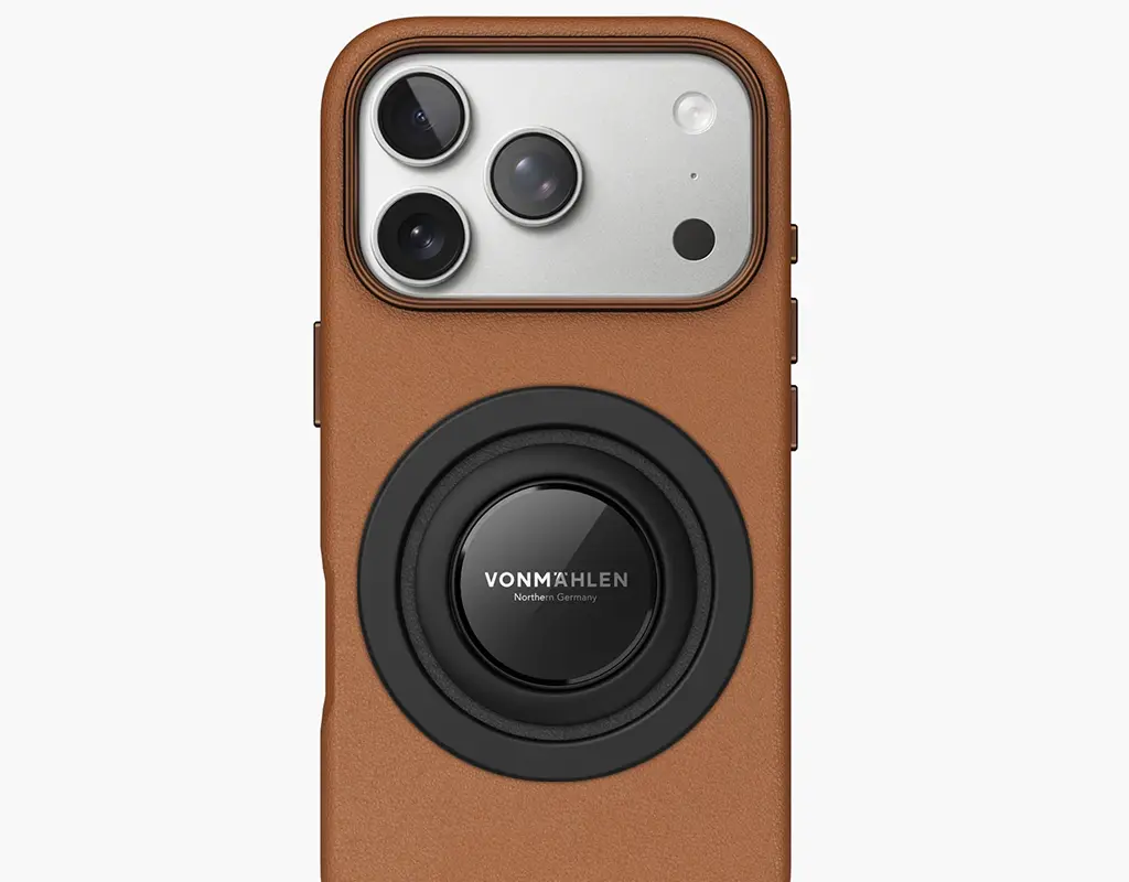 Coque MagSafe VONMÄHLEN Like Leather pour iPhone 17 Pro