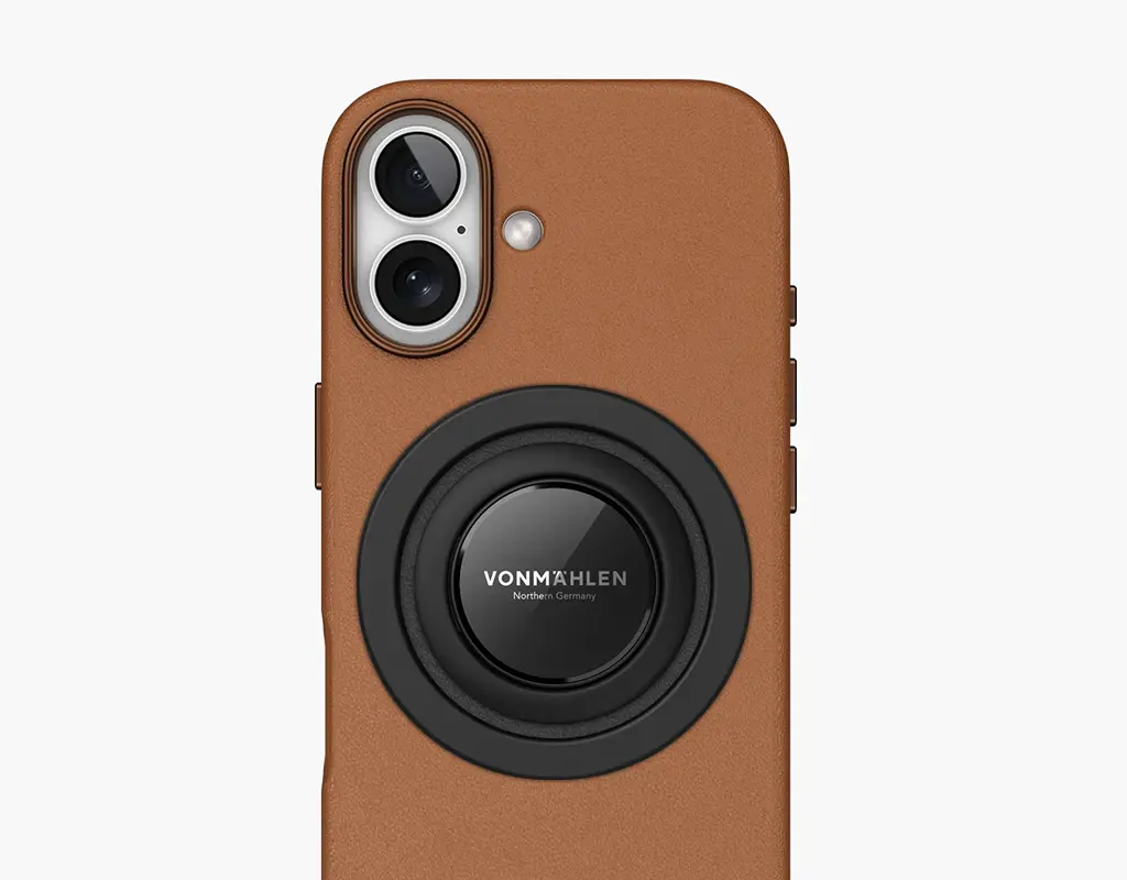 Coque MagSafe VONMÄHLEN Like Leather pour iPhone 17