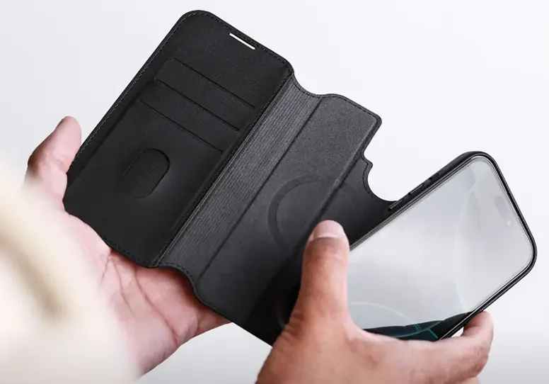 Étui Folio VONMAHLEN MagSafe Detachable Wallet pour iPhone 17