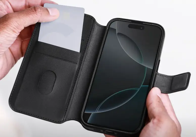 Étui Folio VONMAHLEN MagSafe Detachable Wallet pour iPhone 17