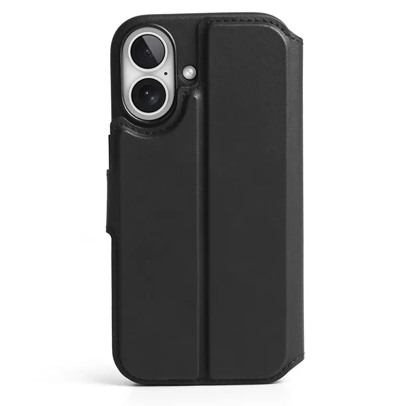 Étui Folio VONMAHLEN MagSafe Detachable Wallet pour iPhone 17 - Modèle Noir