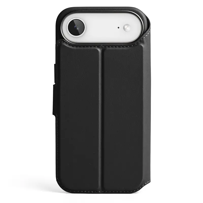 Étui Folio VONMAHLEN MagSafe Detachable Wallet pour iPhone Air - Modèle Noir