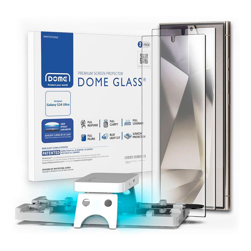 Pack De 2 Protections Écran WHITESTOME DOME Avec Technologie LOCA pour Galaxy S24 Ultra